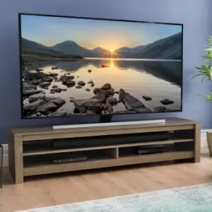 Image of Calibre Wide TV Stand 180cm, Oak Effect Oak (Brown)