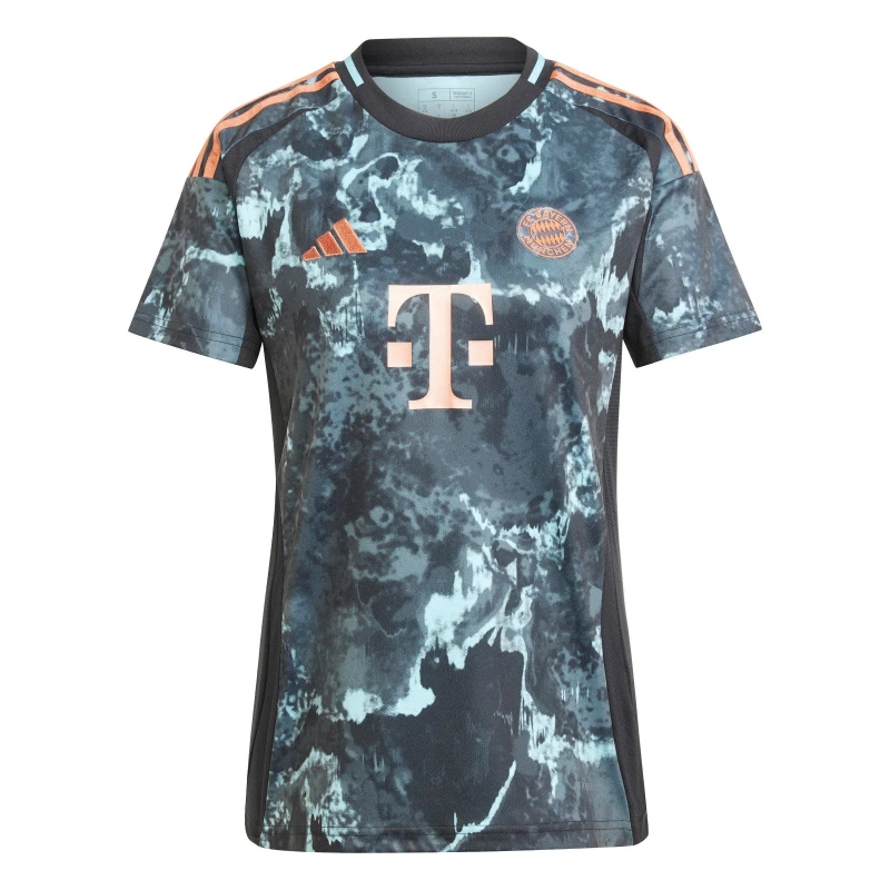Image of adidas Fcb A Jsy W Football Shirt Womens Black female 8 (XS)