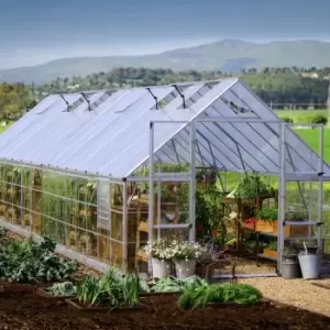 Image of Palram - Canopia Canopia by Palram Balance 10X32 Extended Greenhouse - Silver