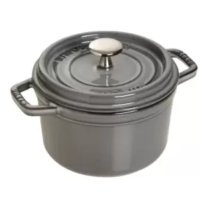 image of Staub La Cocotte 16cm round Cast iron Cocotte graphite-grey