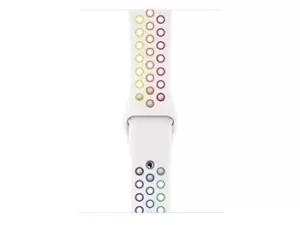 image of Apple 44mm Nike Sport Band - Pride Edition - strap for Smartwatch - S/M & M/L size - pride - for Watch (42 mm, 44 mm)