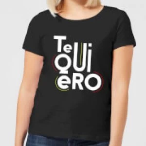 Image of Te Quiero Womens T-Shirt - Black - 3XL - Black