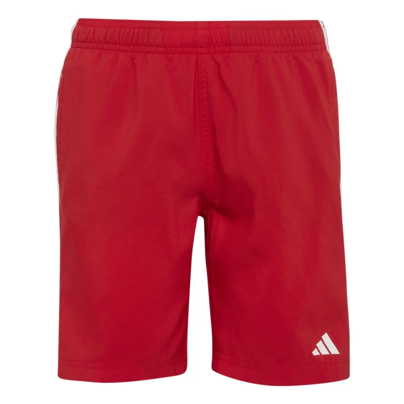 Image of 3 Stripe Swim Shorts Child adidas Rouge Male 9/10 ans