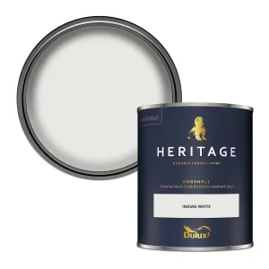 Image of Dulux Heritage Indian White Eggshell Paint 750ml