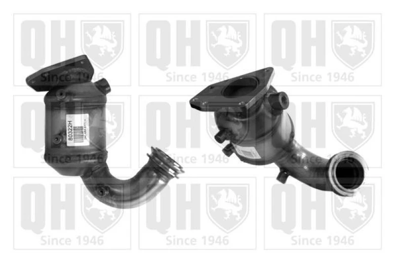 Image of QUINTON HAZELL Catalytic converter QUINTON HAZELL QCAT80322H