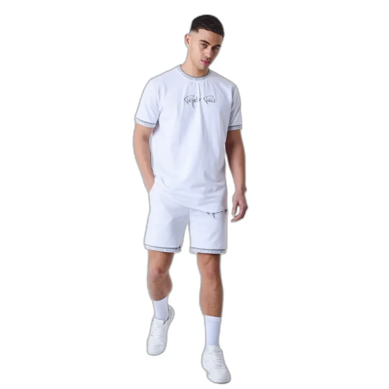 Image of Project X Paris Embroidered logo shorts Project X Paris Blanc Male M