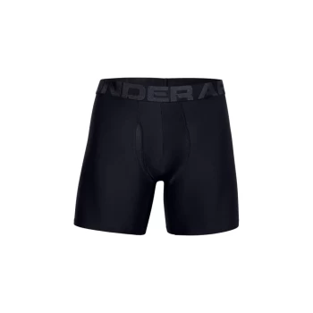 image of Under Armour Tech 6" Boxerjock 2pk - Black - M