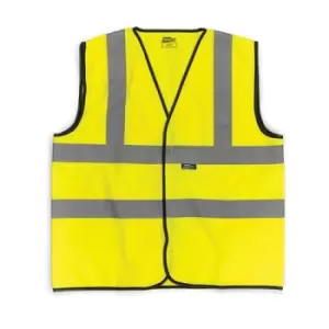 image of Tough Grit Hi-Vis Vest Yellow - L