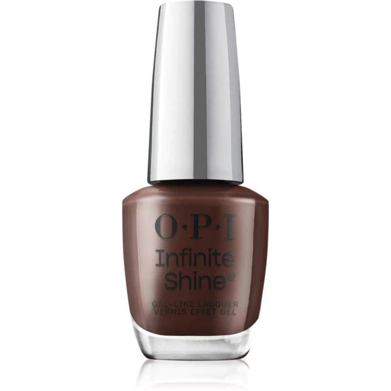 Image of OPI Infinite Shine Silk gel-effect nail polish Not Afraid of the Dark 15 ml