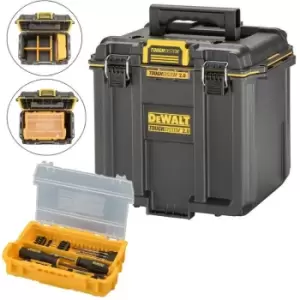 image of DEWALT - Toughsystem 2.0 DWST08035-1 Half Width Deep Tool Box Divider + Tough Case