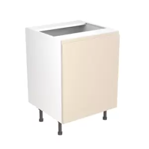 Image of KitchenKIT J-Pull 60cm Base Sink Unit - Gloss Cashmere