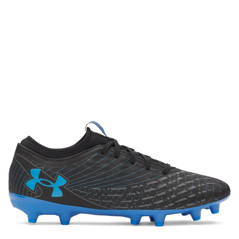 Image of Under Armour Magnetico Select Adults Firm Ground Football Boots Black/Blue male 9 (44)