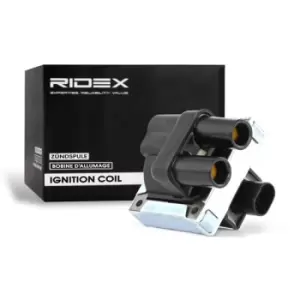 Image of RIDEX Ignition coil 689C0012 Coil pack,Ignition coil pack FIAT,ALFA ROMEO,LANCIA,PANDA (169),PUNTO (188),Doblo Cargo (223_)