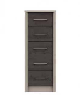 image of Smyth Ready Assembled 5 Drawer Tall Boy