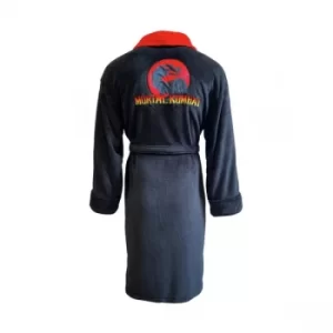 Image of Mortal Kombat Logo Adult Robe
