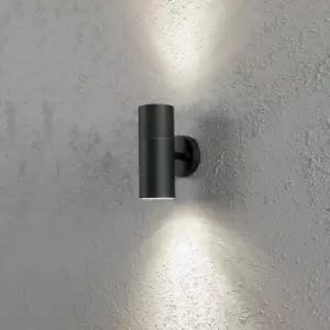 Image of Konstsmide Lighting - Konstsmide Modena Outdoor Modern Big Wall Light Black, IP44