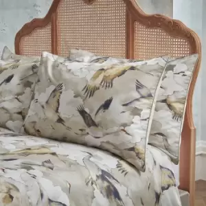 Image of Flyway Exotic Piped Pillowcase Pair Natural
