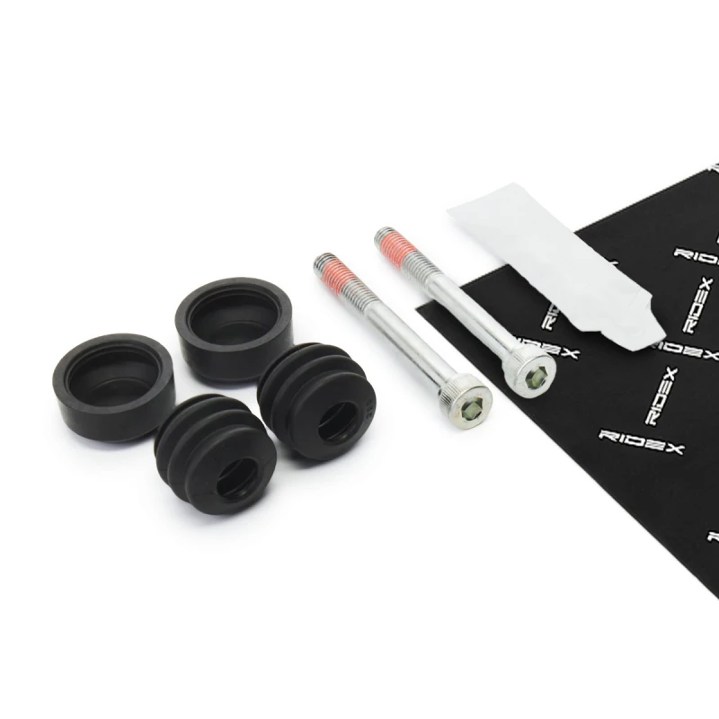 Image of RIDEX 1165G0154 Guide Sleeve Kit, brake caliper Front Axle, without bush Guide Sleeve Kit,brake caliper (1165)
