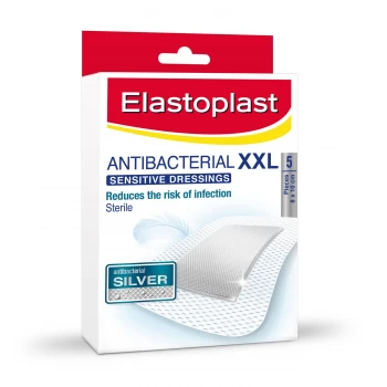 image of Elastoplast Plaster Antibacterial Sensitive XXL Dressing 5s