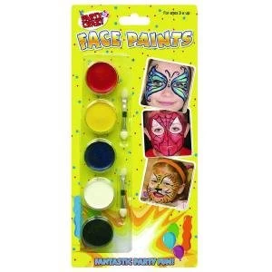 image of Tallon 5 Colour Face Paints Pack of 12 5111