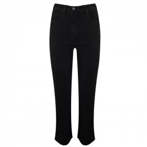 image of Abrand Crop Bootcut Jeans - Dead of Night