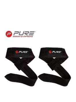 image of Pure2Improve Weight Lifting Straps - Buffalo Leather