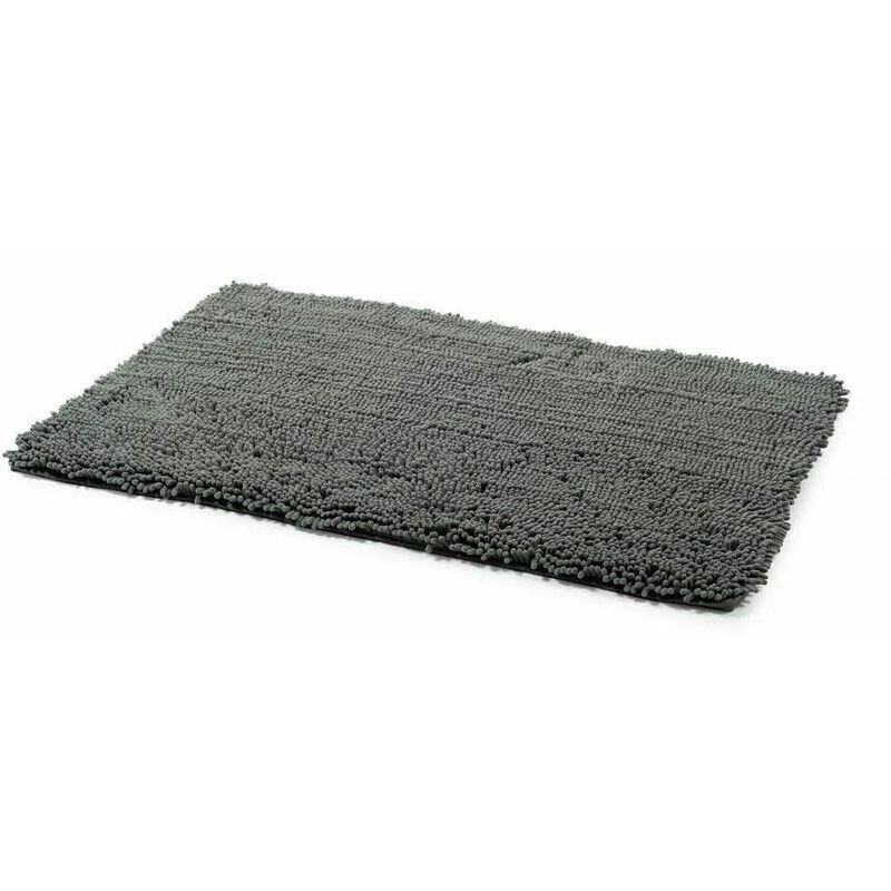 Image of Ancol 'Simply Dry' Lightweight Comfy Cosy Noodle 90 x 60cm Dog Drying Mat Grey