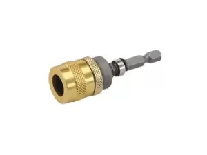 Image of Silverline 868641 Depth Adjustable Bit Holder 70mm 1/4" Hex