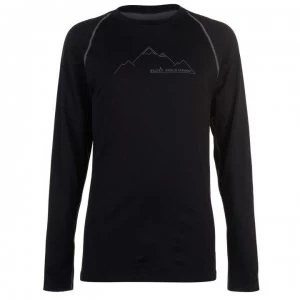 image of IFlow Long Sleeve Walking T Shirt Mens - Black