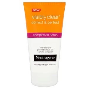 Image of Neutrogena Visibly Clear Correct and Perfect Complexion Scrub