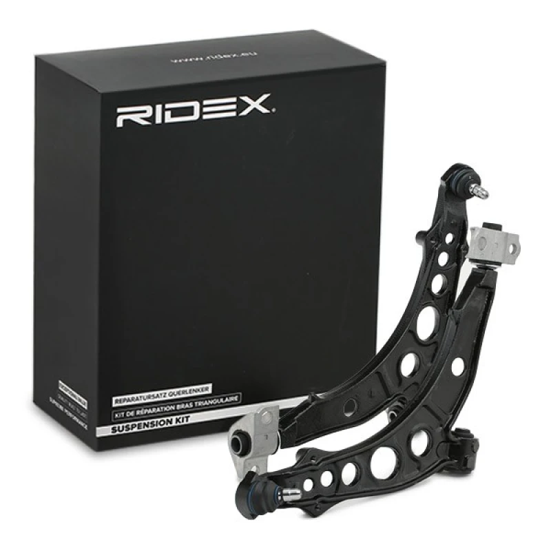 Image of RIDEX 772S0368 Control arm repair kit Front Axle Left, Control Arm Suspension Kit (772)