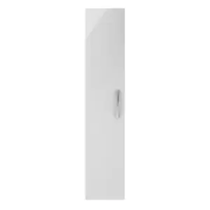 image of Nuie Athena 300mm Tall Unit (1 Door) - Gloss Grey Mist