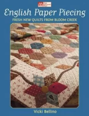 Image of English paper piecing by Vicki Bellino