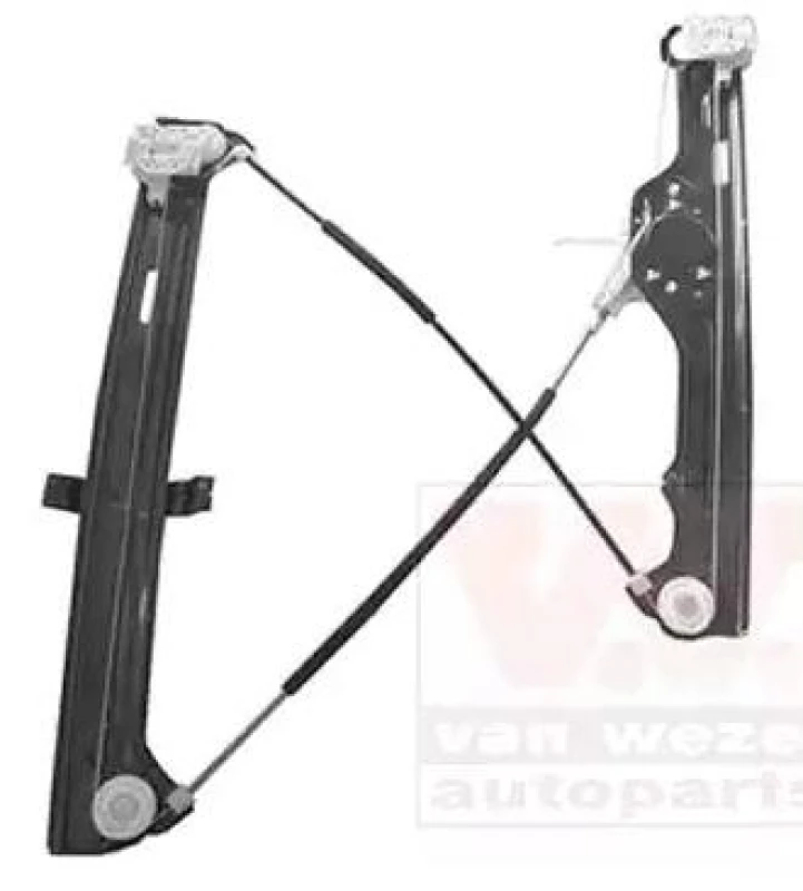 Image of VAN WEZEL 0687261 Window regulator Left Front, Operating Mode: Electric, without electric motor Window Winder (1561)