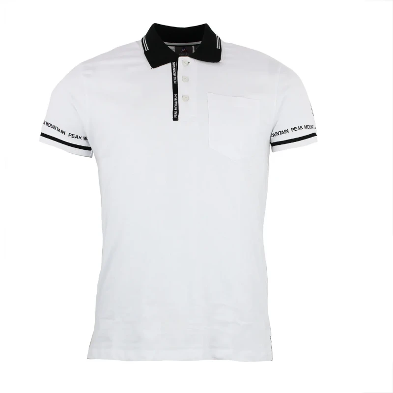 Image of Polo shirt Peak Mountain Croma Blanc Male 2XL