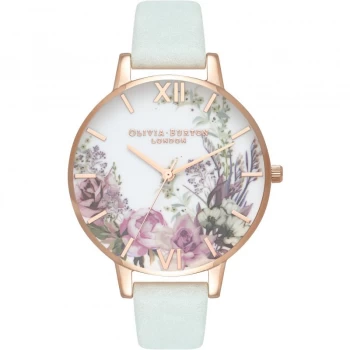 Image of Enchanted Garden Rose Gold & Sage Watch