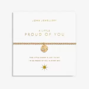 Image of Gold Proud Of You Gold 17.5cm Stretch Bracelet 6185