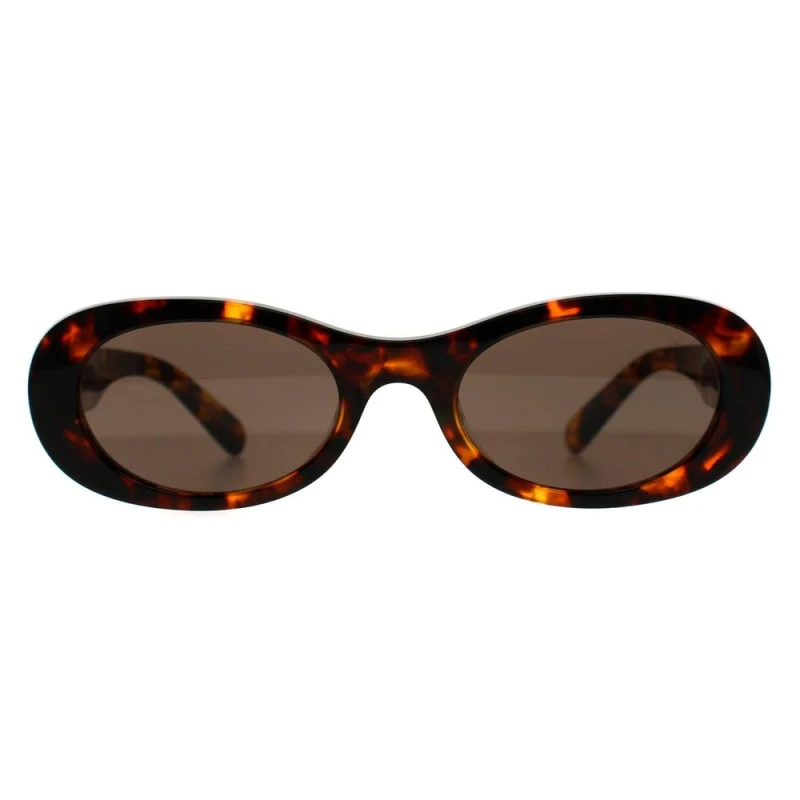 Image of Miu Miu Miu Miu Women Oval Havana Dark Brown MU06ZS Brown One Size Female 8056597989077