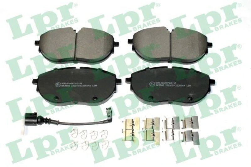 Image of LPR Brake pad set LPR 05P2253AK