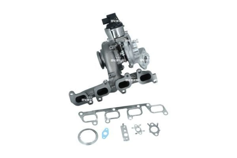 Image of NRF 90010007 Turbocharger with gaskets/seals, with exhaust manifold Charger,charging system (2234)