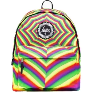 Image of Hype Optic Rainbow Backpack (One Size) (Green/Yellow/Red/Purple)