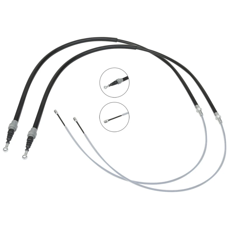 Image of RIDEX 124C1178 Brake Cable Rear, 1561/896+1561/896mm Cable,parking brake (124)