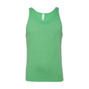 Image of Canvas Adults Unisex Jersey Sleeveless Tank Top (XS) (Green Triblend)