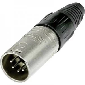 Neutrik NC5MX XLR connector Plug, straight Number of pins: 5 Silver