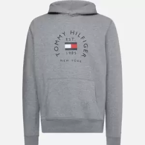 image of Tommy Hilfiger Flag Arch Cotton-Blend Hoodie - M