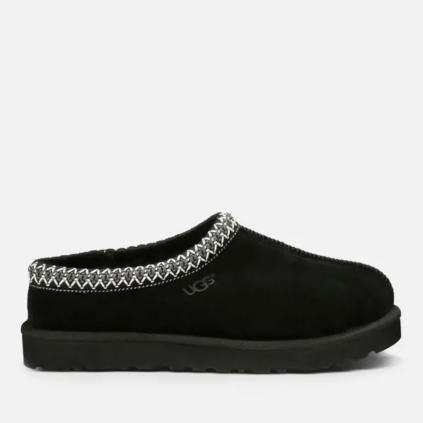 Image of UGG Mens Tasman Suede Slippers - Black - UK 9