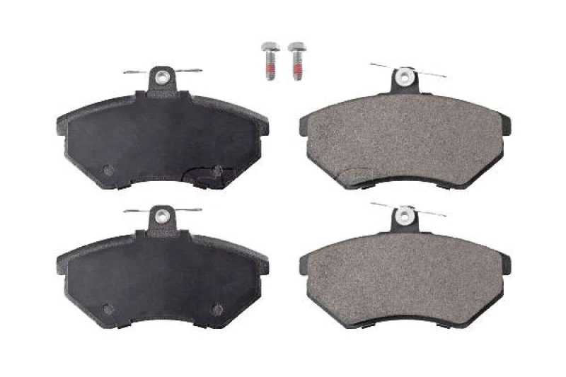 Image of SWAG 30 91 6048 Brake pad set Front Axle, excl. wear warning contact, with bolts/screws Brake Pad Set,disc brake (402)