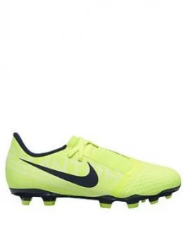 Image of Nike Junior Phantom Venom Academy Firm-Ground Football Boots - Black, Size 12