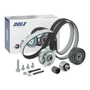 Image of DOLZ Timing belt kit VW,AUDI,SKODA SKD100 Timing belt set,Cam belt kit,Timing belt pulley set,Timing belt pulley kit,Cambelt kit