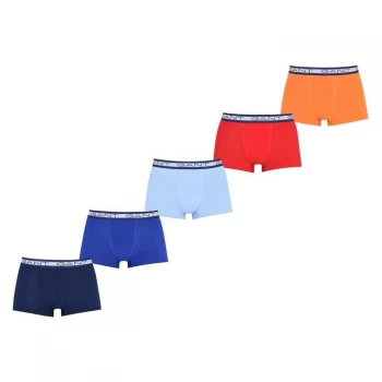 Image of Gant 5 Pack Logo Trunks - Orange 806